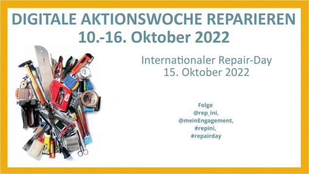 Logo Digitale Aktionswoche Repairday 2022