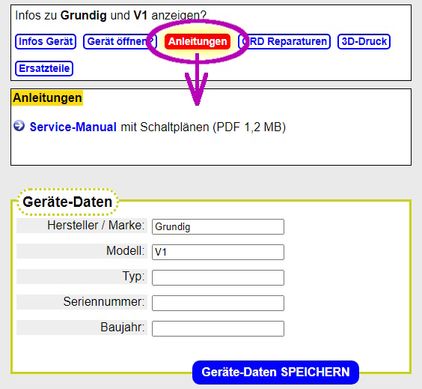 Infobox nachladen