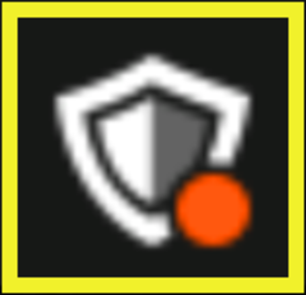 Linux Mint Icon Aktualisierungen mit orangem Punkt aus Taskleiste vergrößert