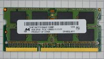 Ansicht RAM Riegel 4 GB